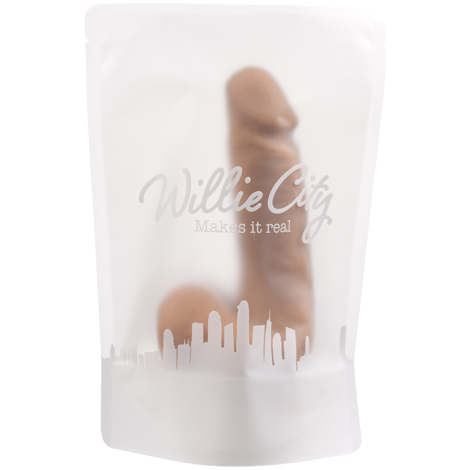 Willie City Luxe Realistisk Dildo 20 cm - Nude - Sexlegetøj og billige dildoer