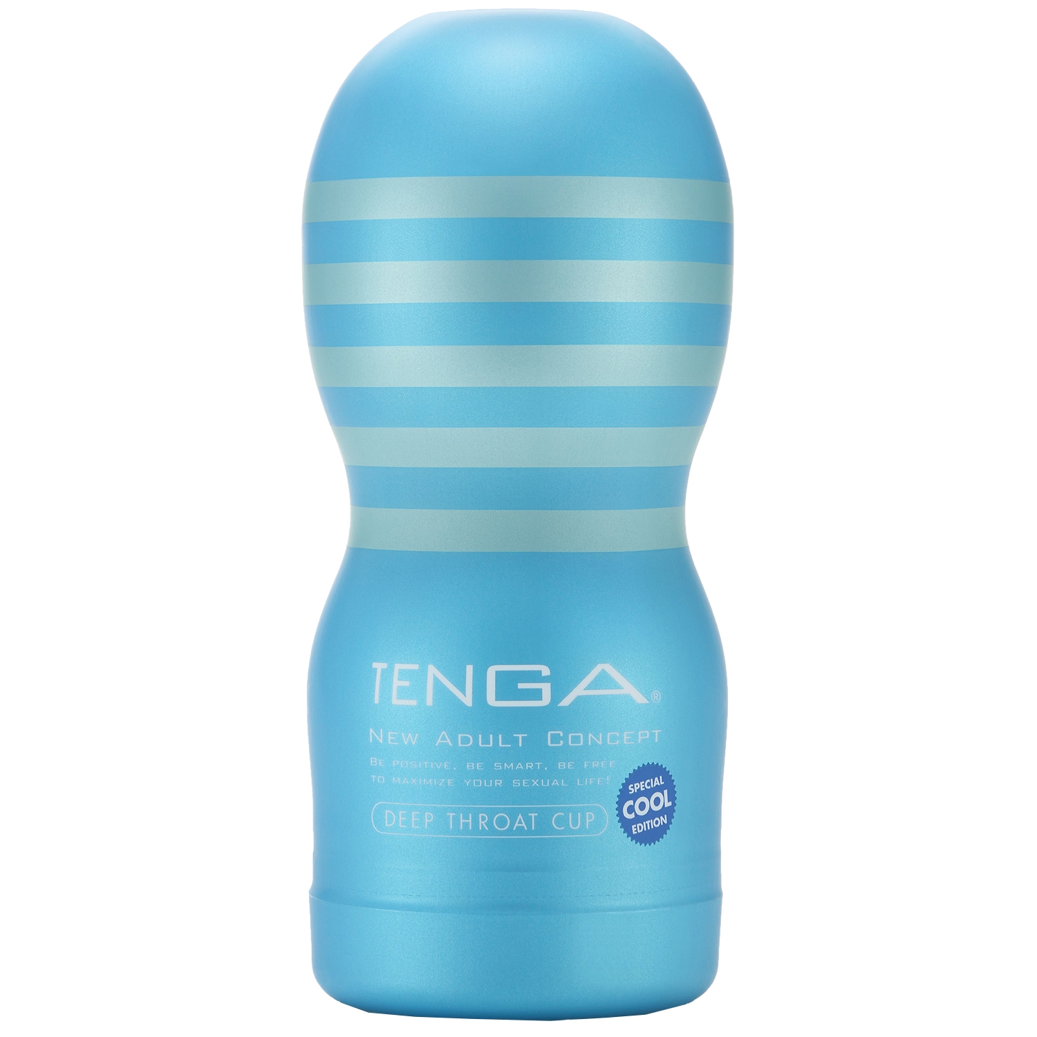 TENGA Deep Throat Cup Masturbator Cool Edition - Hvid