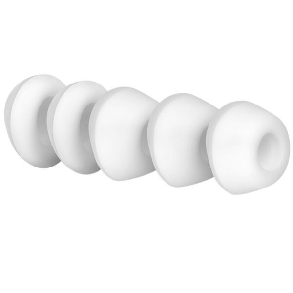 Satisfyer 1 Next Generation Silikone Sugehoved 5 Pak - Hvid