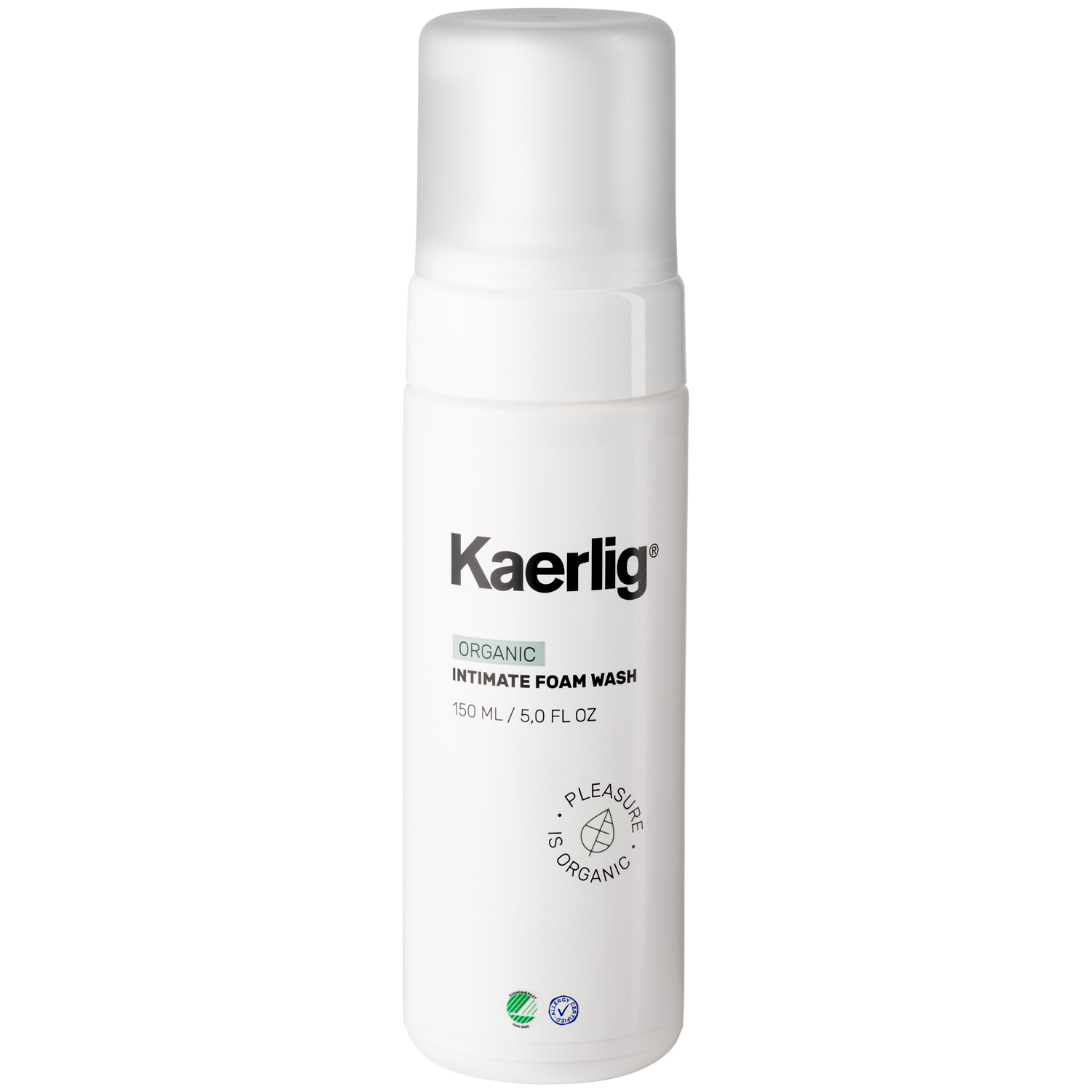 Kaerlig Økologisk Intim Skum Sæbe 150 ml - Klar