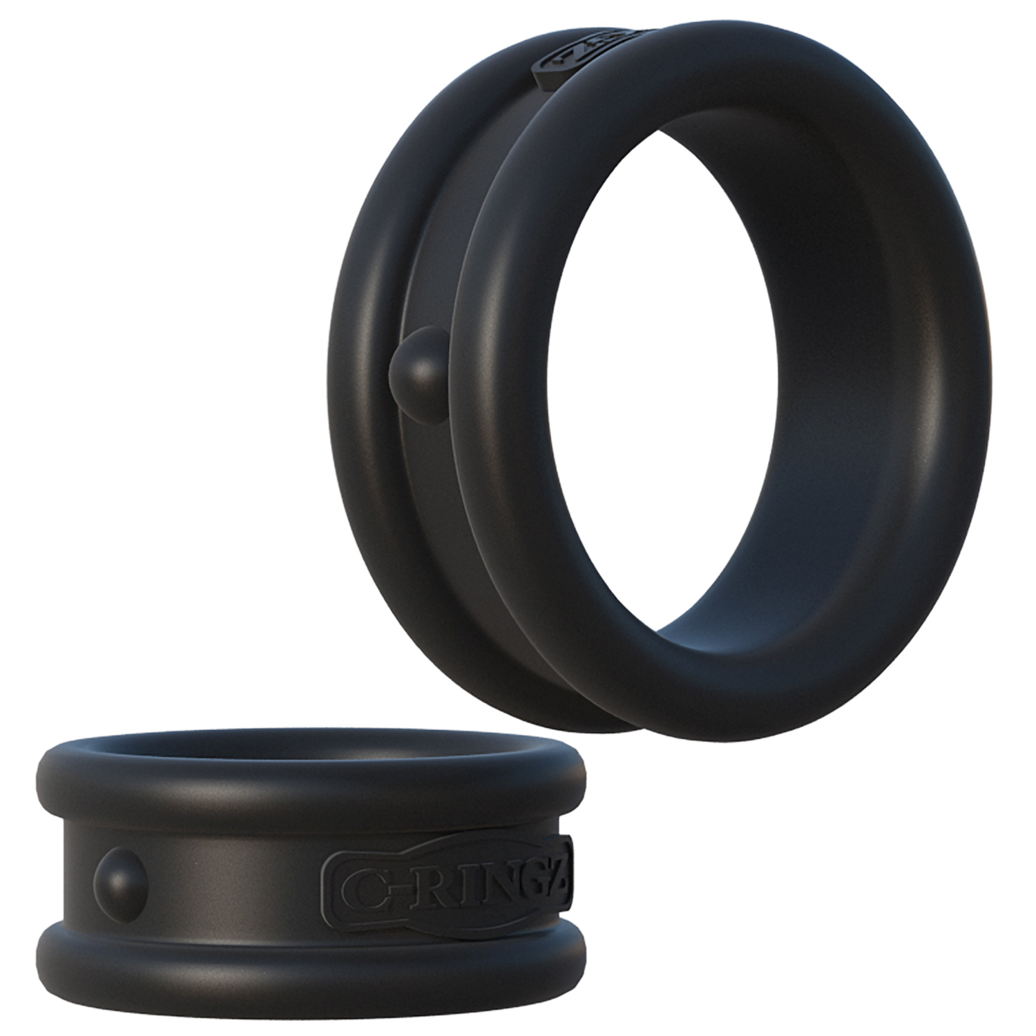 Fantasy C-Ringz Max Width Silicone Rings - Sort