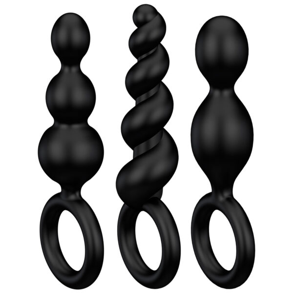 Satisfyer Booty Call Anal Plug Sæt - Sort