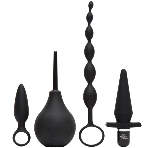 Fifty Shades of Grey Pleasure Overload Anal Starter Sæt - Sort
