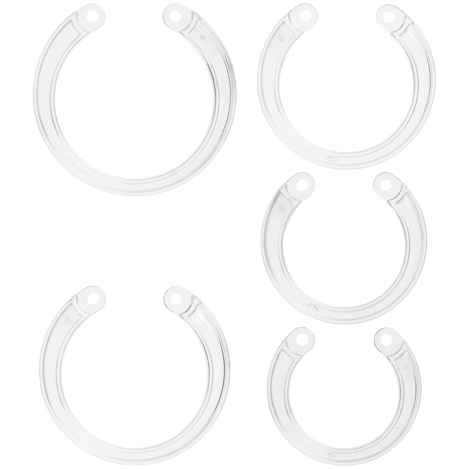 Mancage Klar Spare Ring Sæt 5 stk - Klar