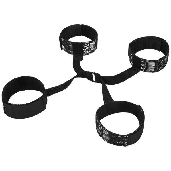 Steamy Shades Hogtie Manchetter - Sort