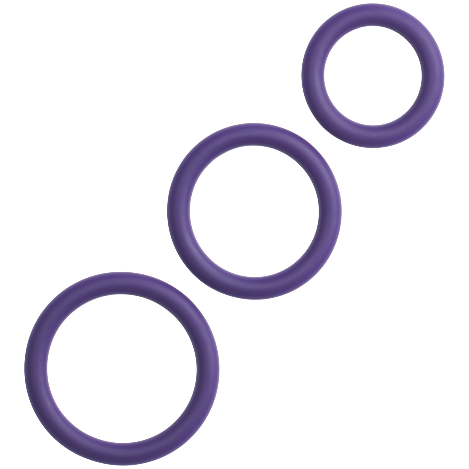 Sinful Passion Purple Penisring Sæt 3 stk - Lilla
