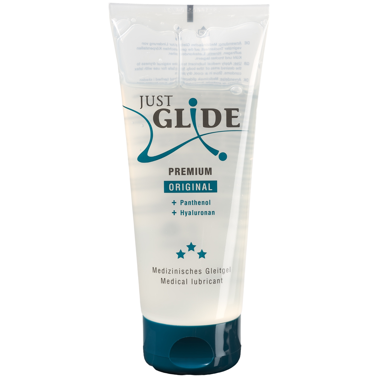 Just Glide Premium Original Medical Lubricant 200 ml - Clear