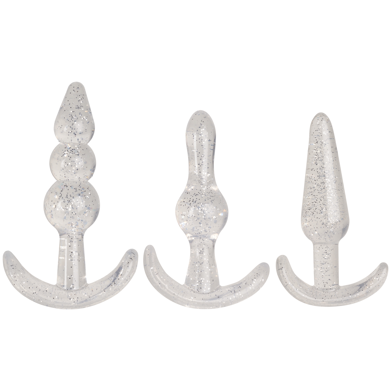 baseks Glitter Booty Begynder Butt Plug Sæt - Klar