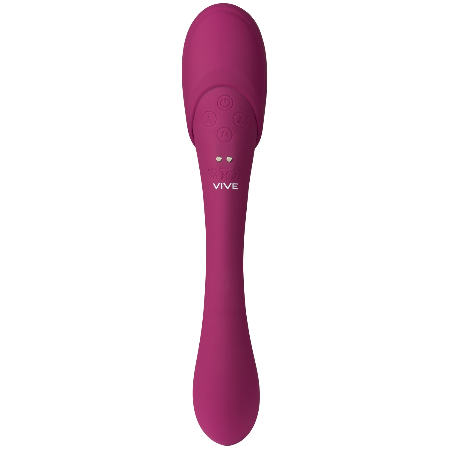 Vive Mirai Double Ended Pulse & Air Wave Vibrator - Pink