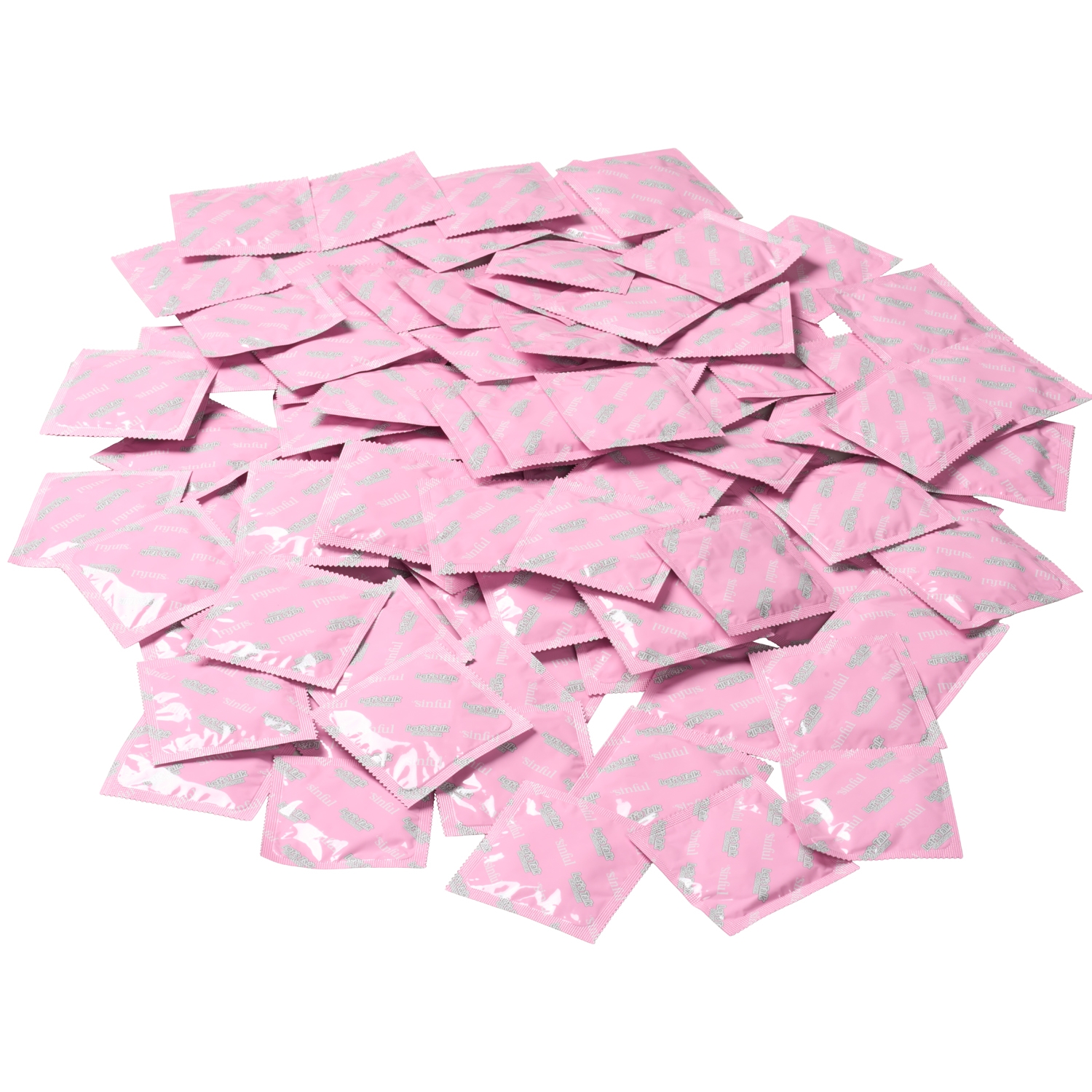 Sinful Let's Talk About Sex Regular Kondomer 100 stk - Klar