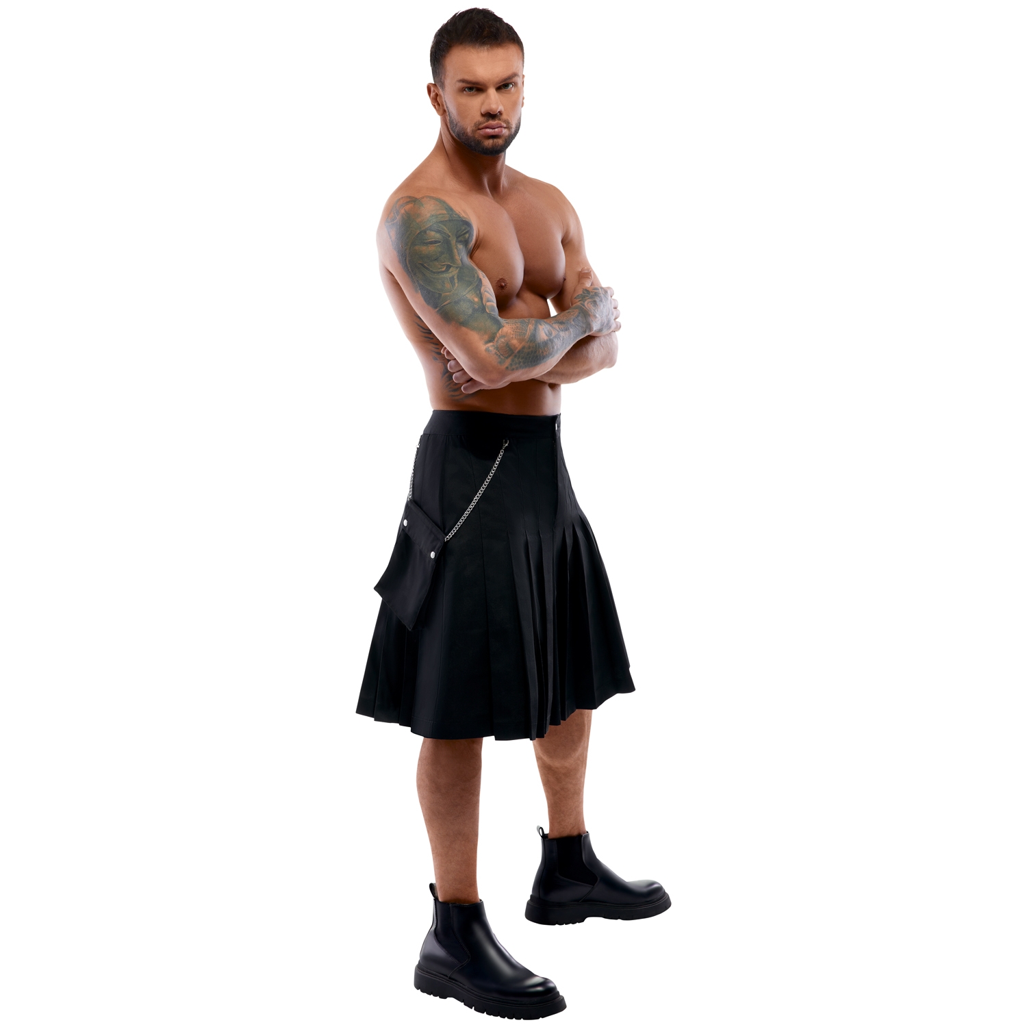 Svenjoyment Kilt - Sort - L