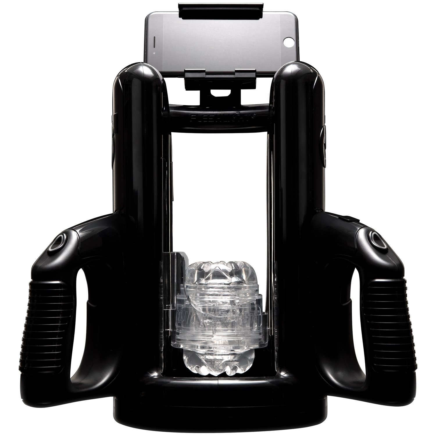 Fleshlight Quickshot Launch med Mobilholder - Sort