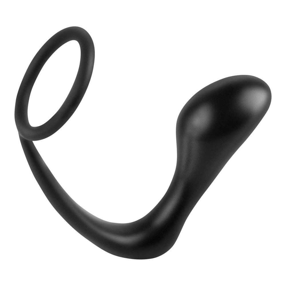 Anal Fantasy Collection Ass-Gasm Cockring Plug  -  Penisring & Plug