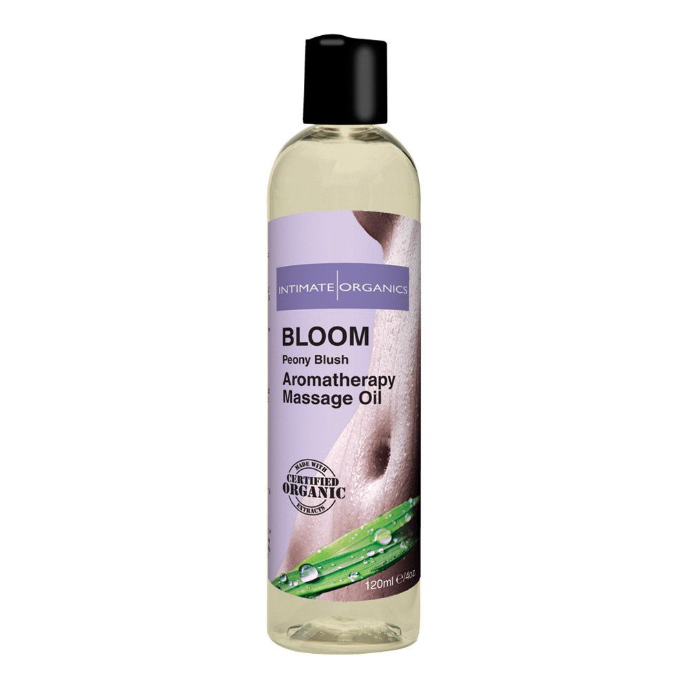 Intimate Organics Aromatherapy  -  Massageolie Med Duft - bloom - 120 ml