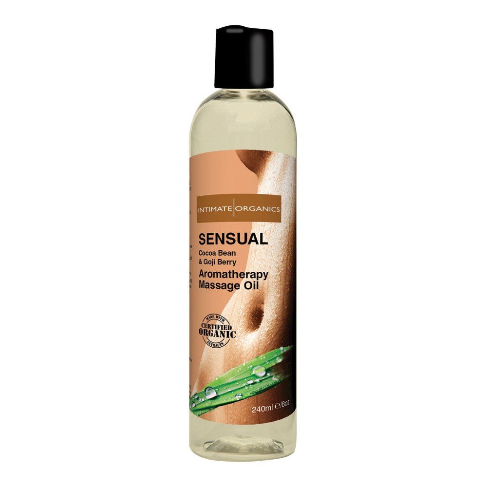 Intimate Organics Aromatherapy  -  Massageolie Med Duft - sensual - 240 ml