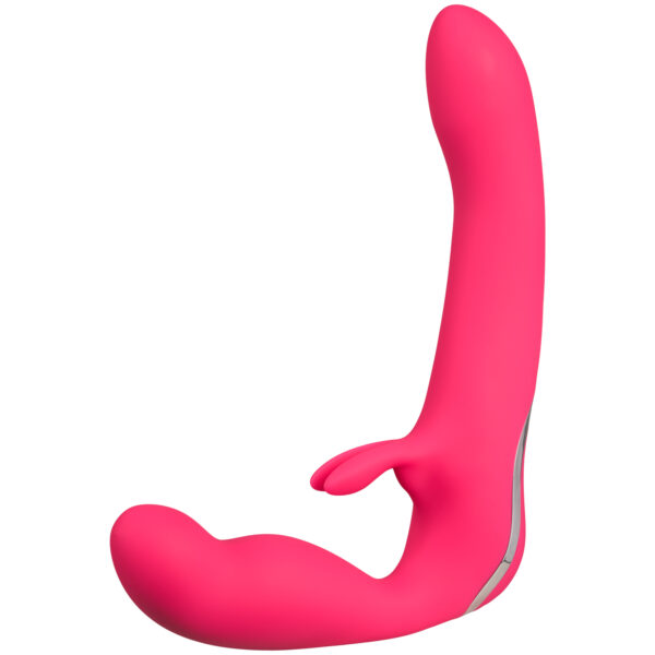 Happy Rabbit Strapless Strap-on Rabbit Vibrator - Pink