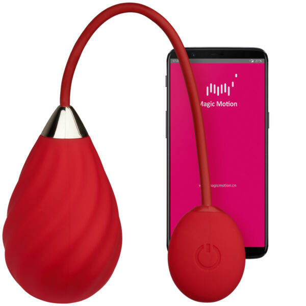 Magic Motion Magic Sundae Love Egg med App - Rød