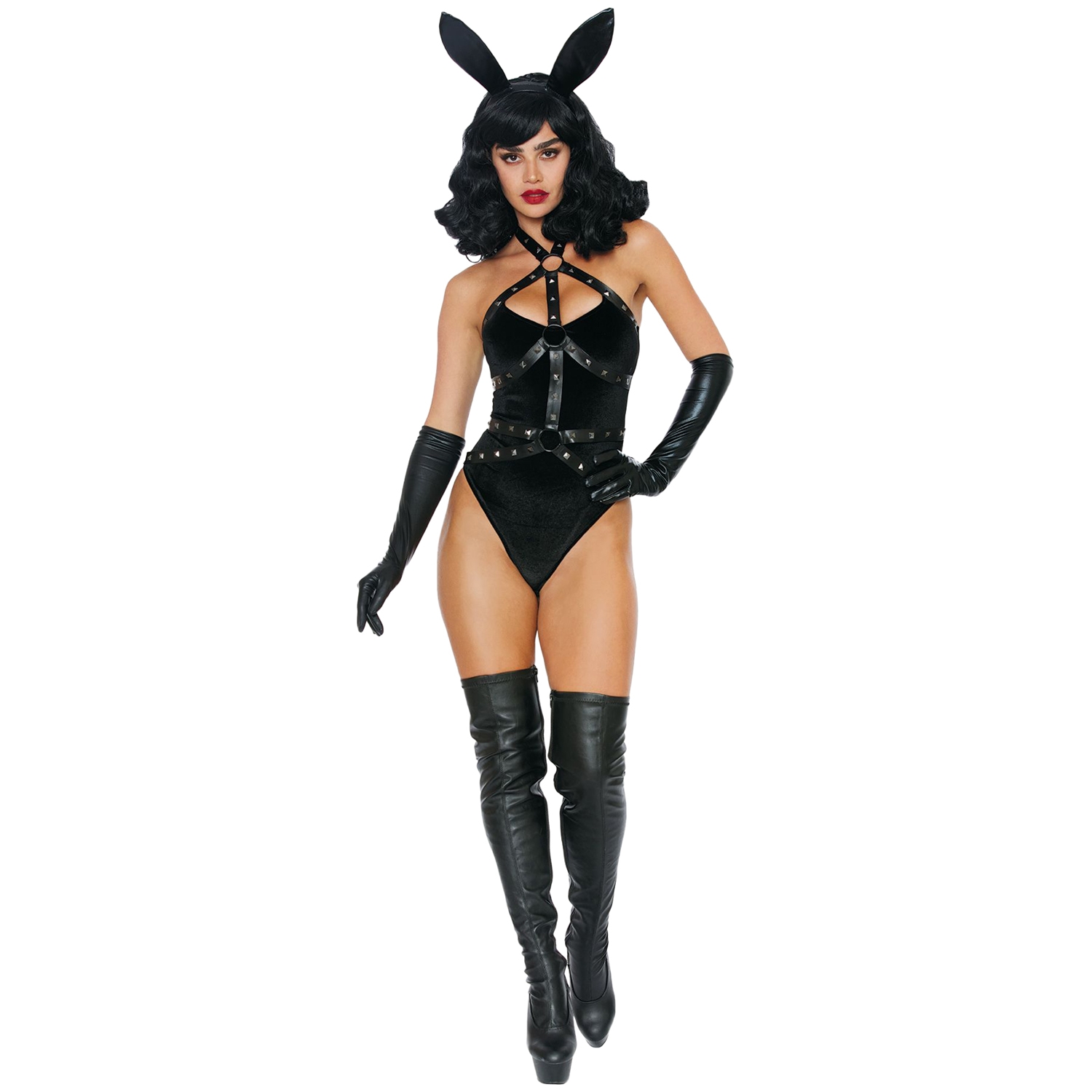 Dreamgirl Bad Girl Bunny Kostume - Sort - L