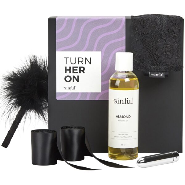 Sinful Turn Her On Sexlegetøj Boks - Sort
