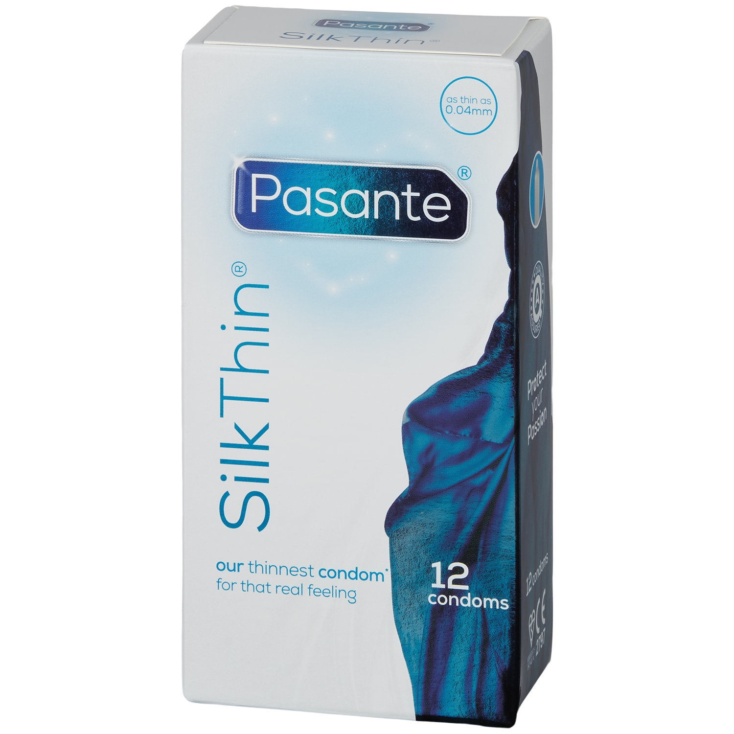 Pasante Silk Thin Kondomer 12 stk - Klar