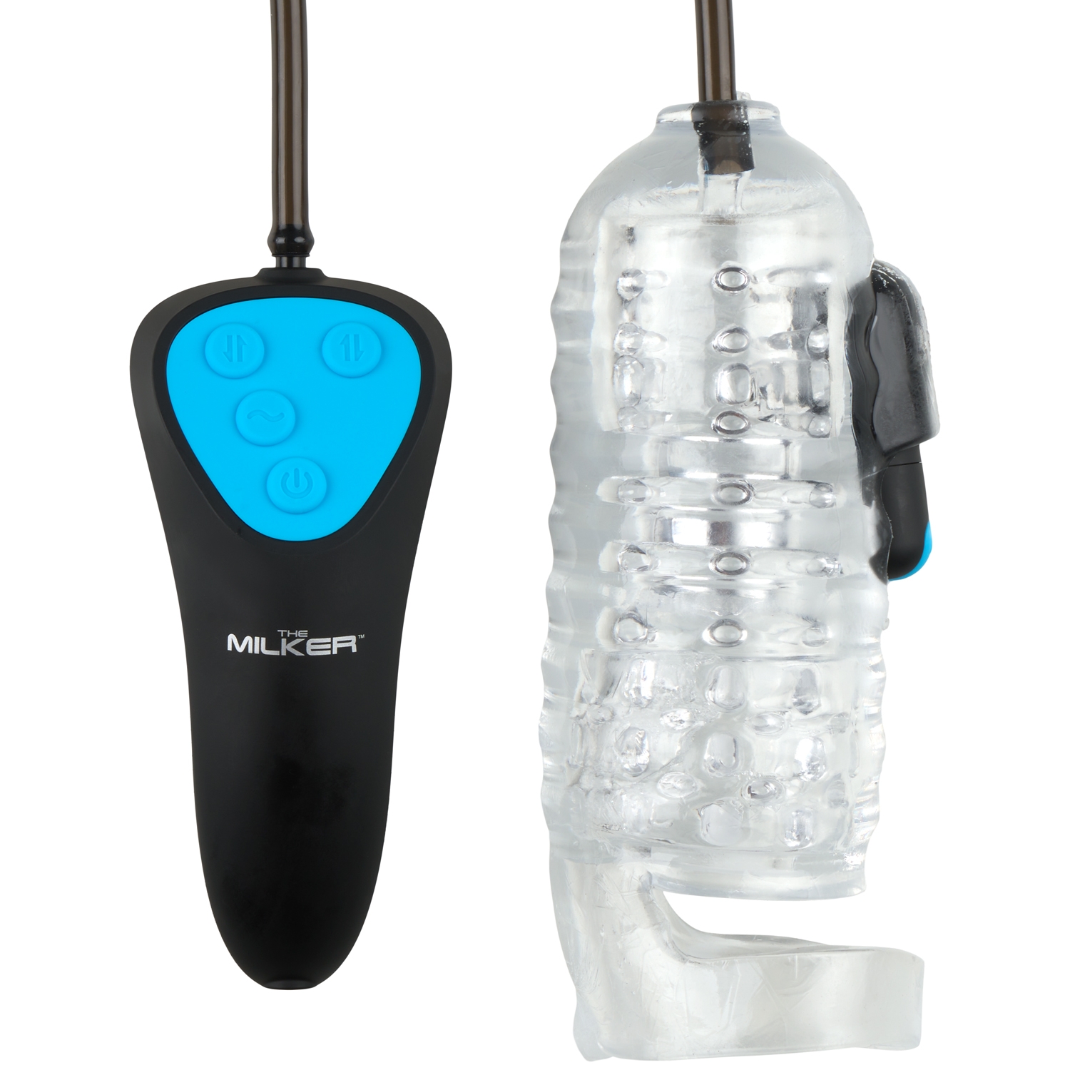 The Milker 19X Mini Håndholdt Milker Masturbator - Sort