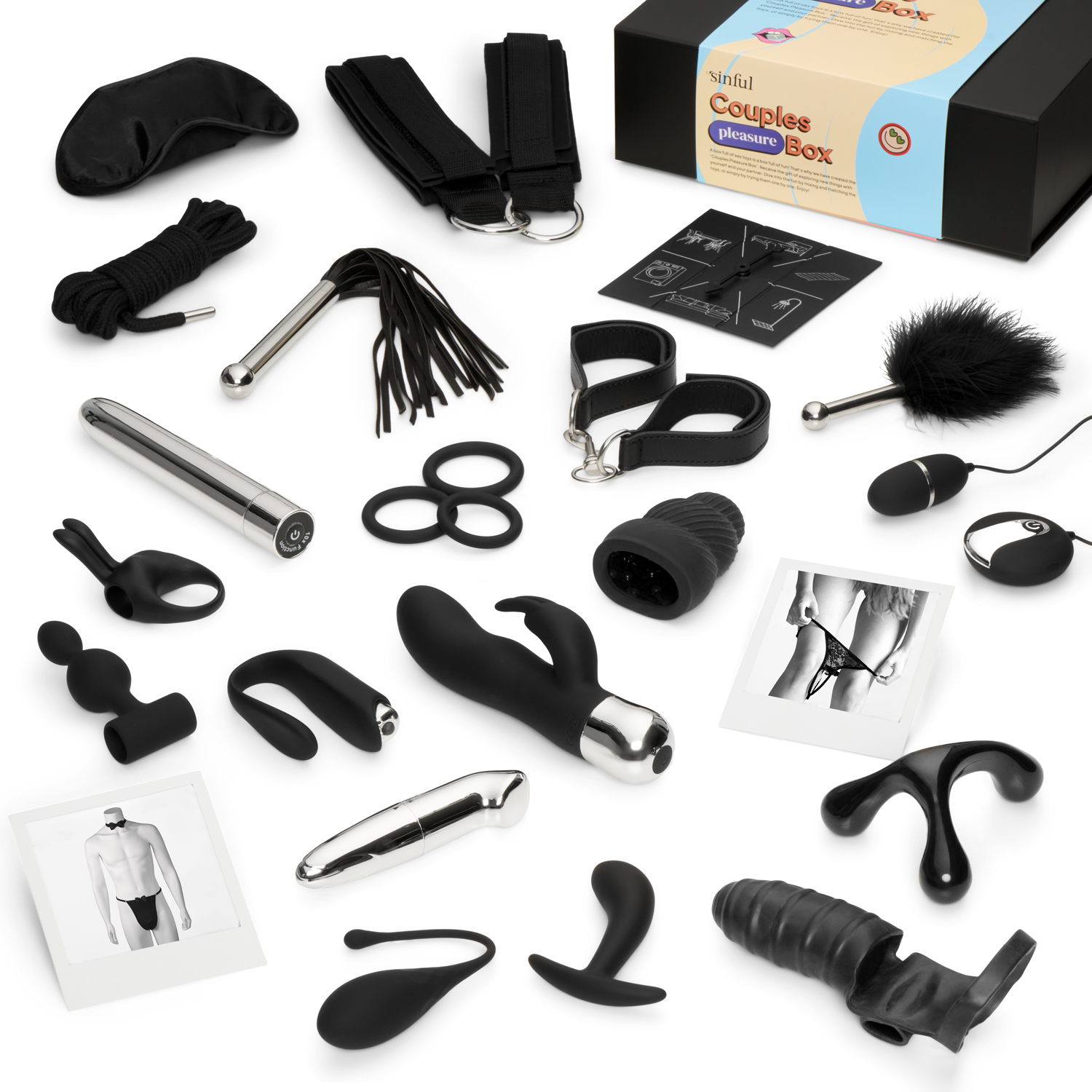 Sinful Couples Pleasure Box - Sort