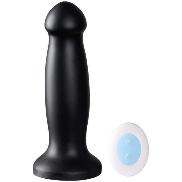 Hismith KlicLok Vibrerende Dildo 18 cm - Sort