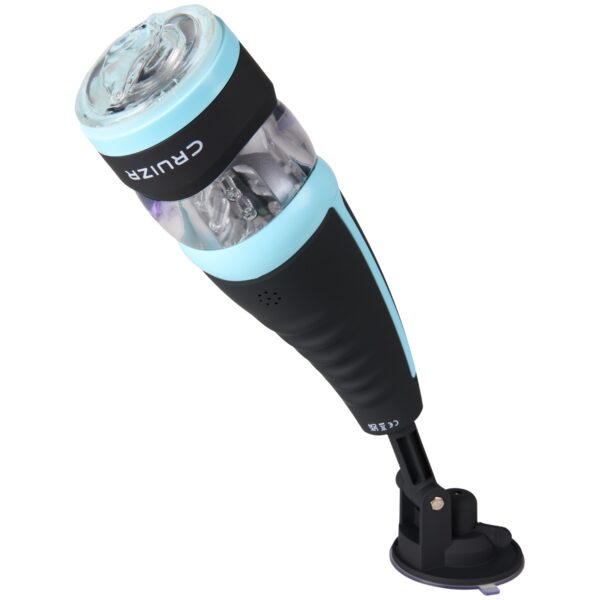 CRUIZR CP02 Roterende og Vibrerende Automatisk Masturbator - Sort