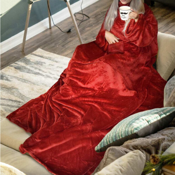 MikaMax Snugs Deluxe Tæppe - Rød