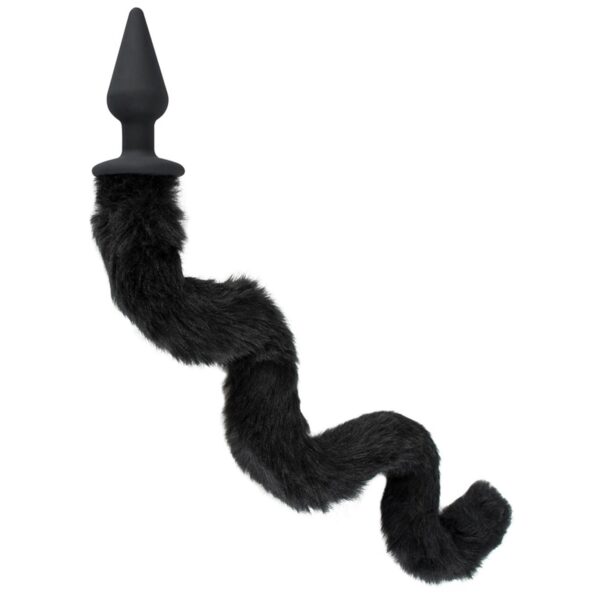 Tailz Bad Kitty Cat Tail Anal Plug - Sort