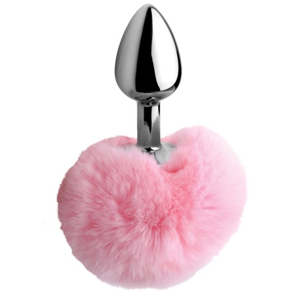 Tailz Fluffy Bunny Tail Anal Plug - Pink