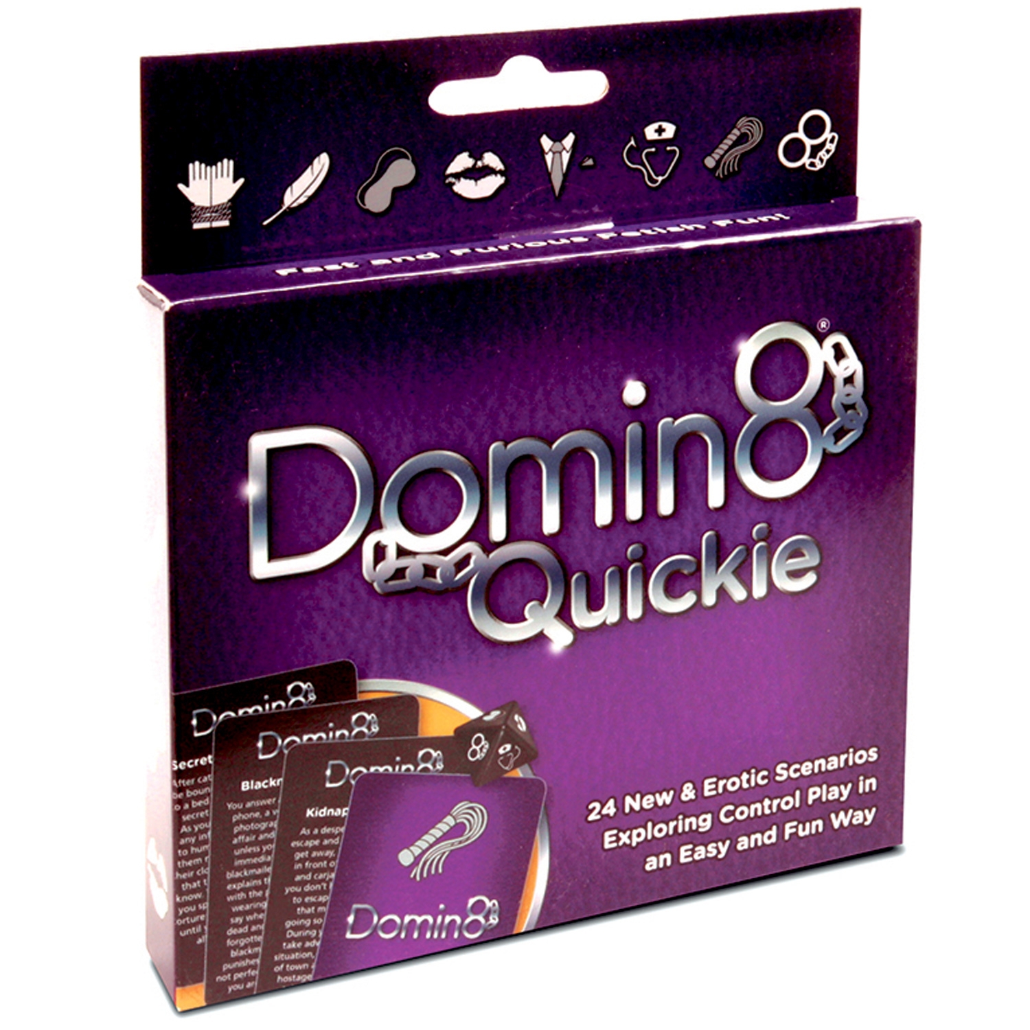 Domin8 Quickie Fetish Spil til Par - Lilla