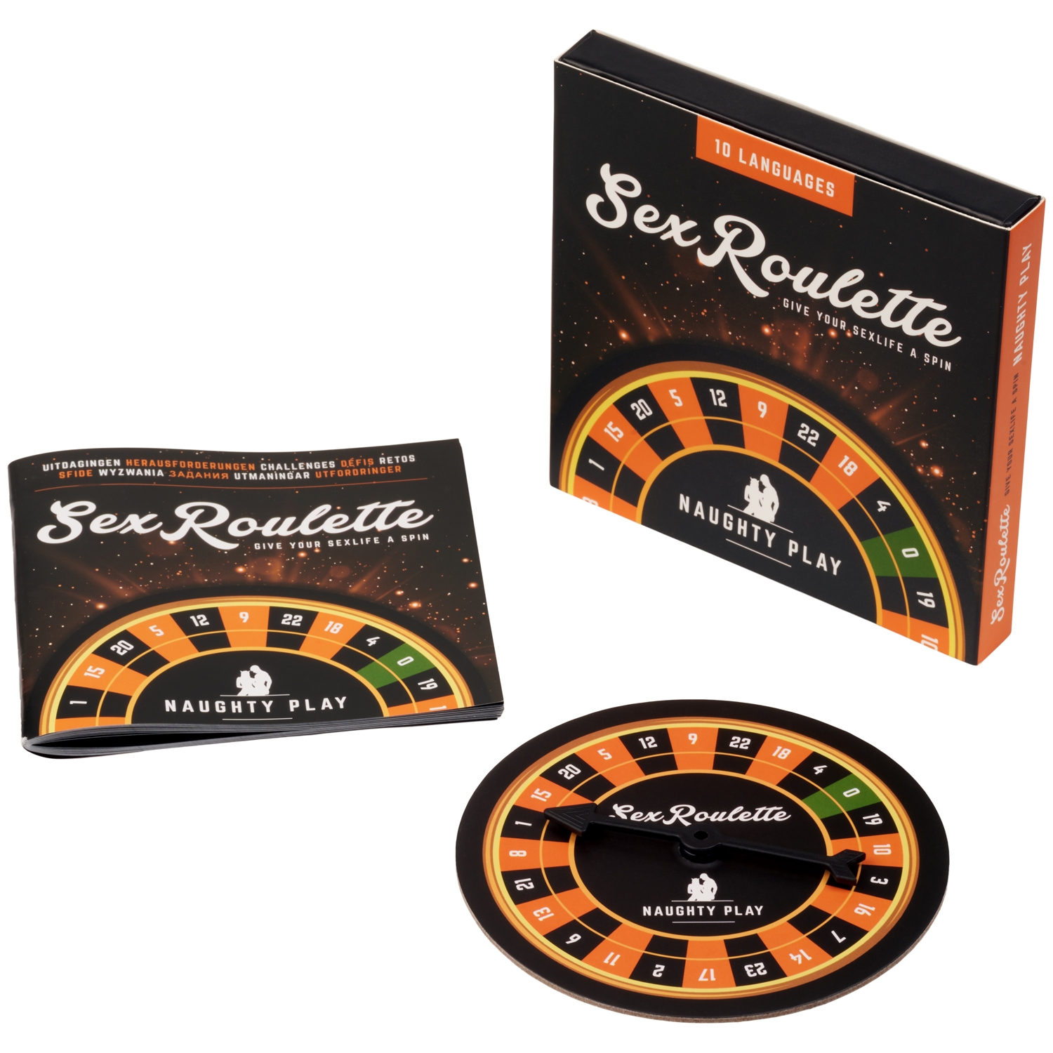 Tease & Please Sex Roulette Naughty Play Spil - Sort