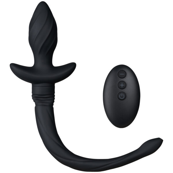 Taboom Puppy Play Wiggle Tail Butt Plug - Sort