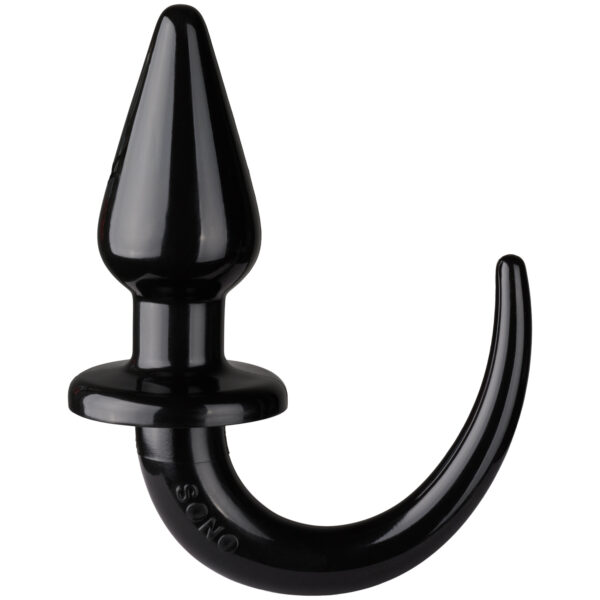 OUCH! Puppy Play Butt Plug med Hale - Sort