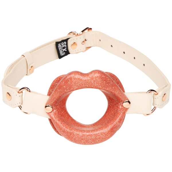 Sex & Mischief Peaches´n CreaMe Silicone Lips Gag - Fersken