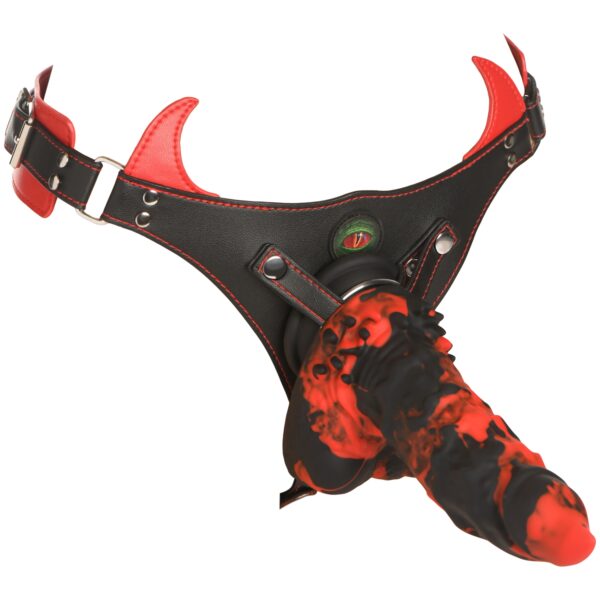 Creature Cocks Horny Devil Strap-on Harness - Sort
