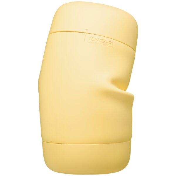 TENGA Puffy Springy Soft Custard Yellow - Hvid