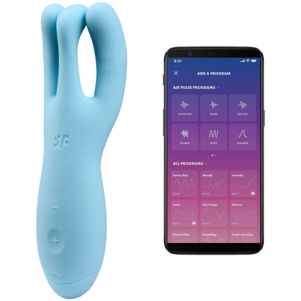 Satisfyer Threesome 4 Vibrator - Blå