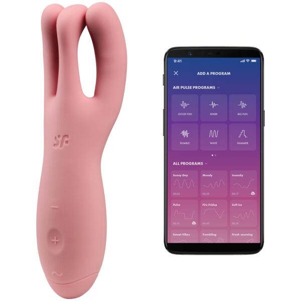 Satisfyer Threesome 4 Vibrator - Pink