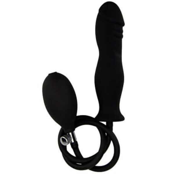 Loving Joy Oppustelig Dildo 15 cm - Sort