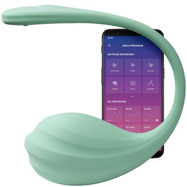Satisfyer Smooth Petal Vibrerende Æg - Grøn